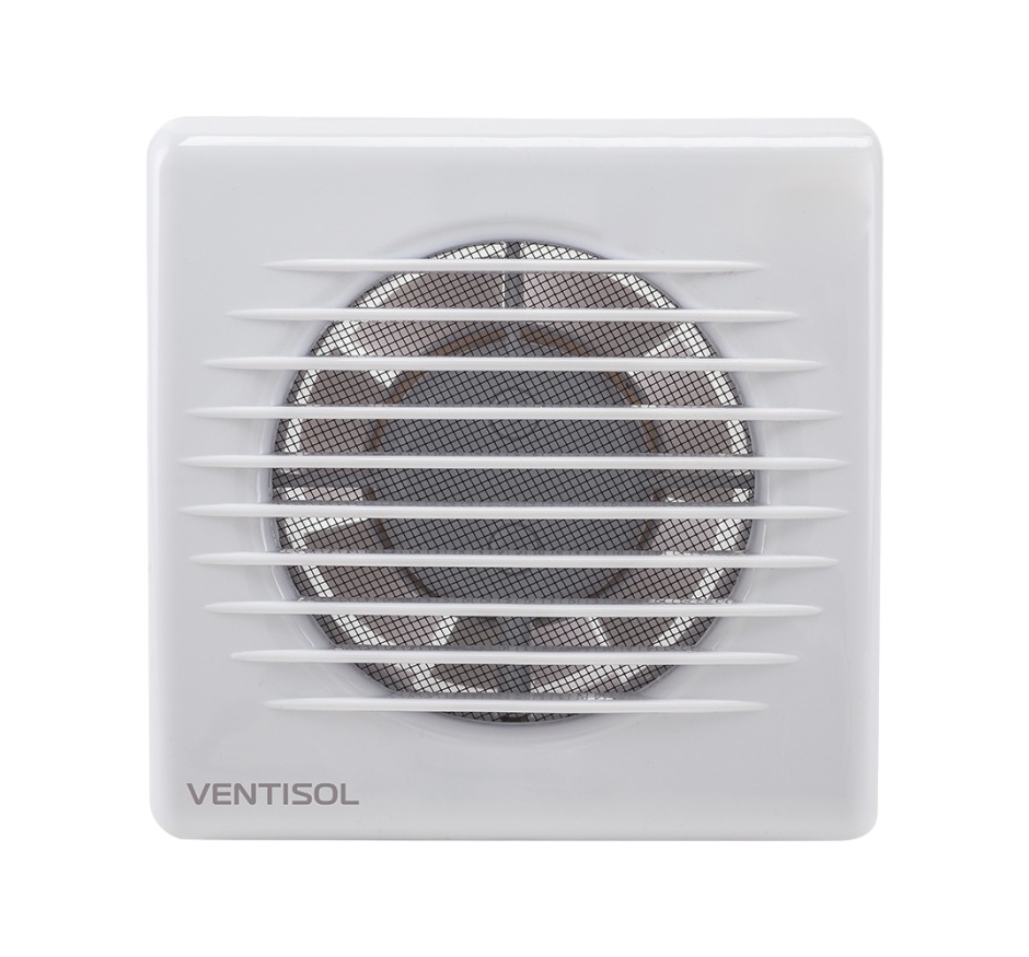 Exaustor Residencial para Banheiro Ventisol Branco Premium EXB 150mm Bivolt