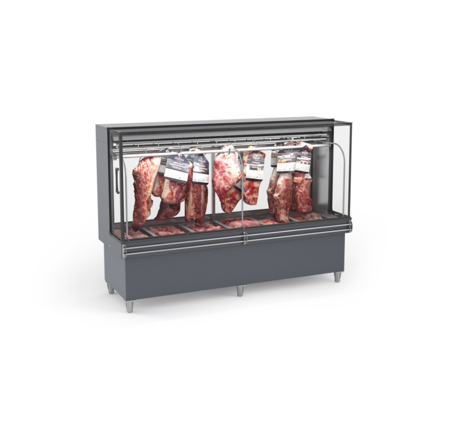 Balcão De Açougue Vanguard 2M Refrimate Preto EAVVRG 220v