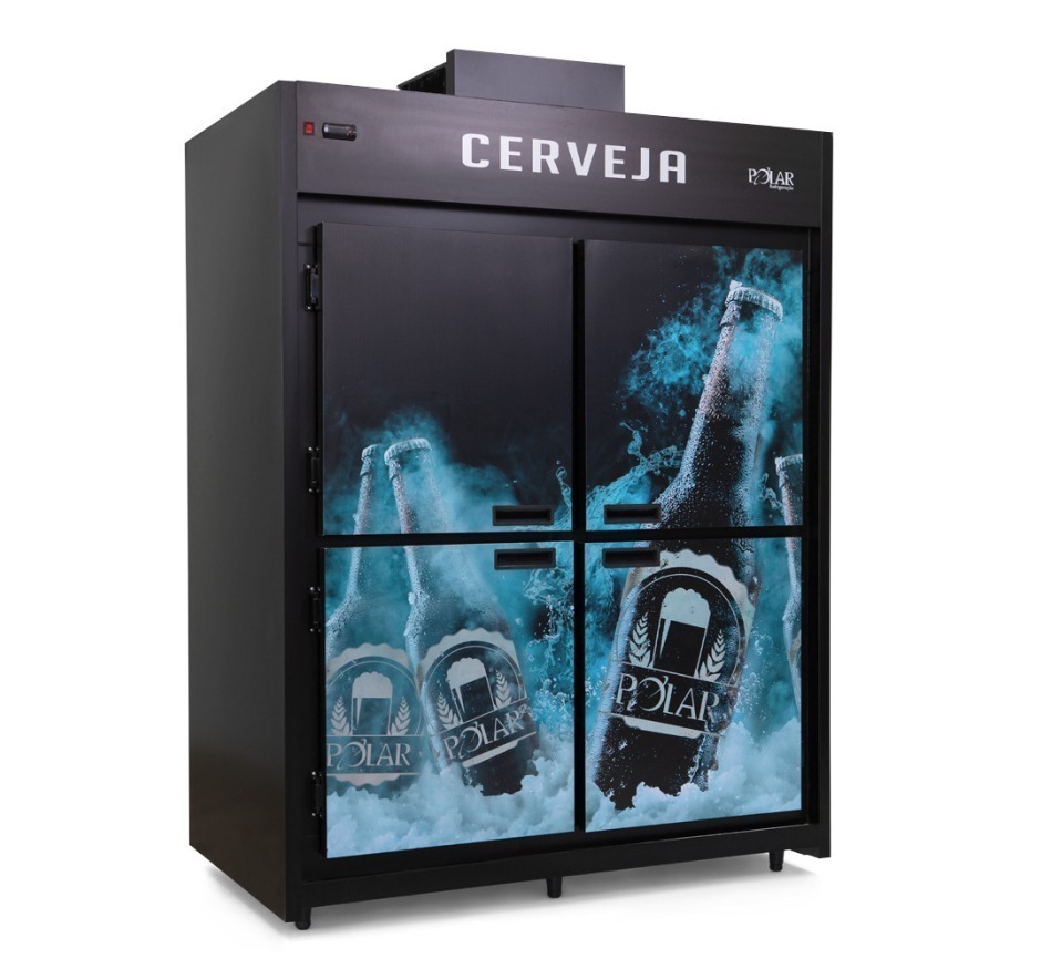 Minicâmara Cervejeira 30 Caixas 4 Portas Cegas Polar MCB150 220v