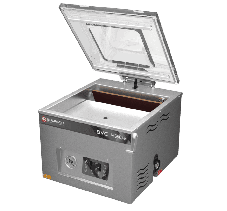 Seladora a Vácuo de Câmara de Mesa Duplo Barramento Sulpack 2005055 SVC 430 DBe 220V