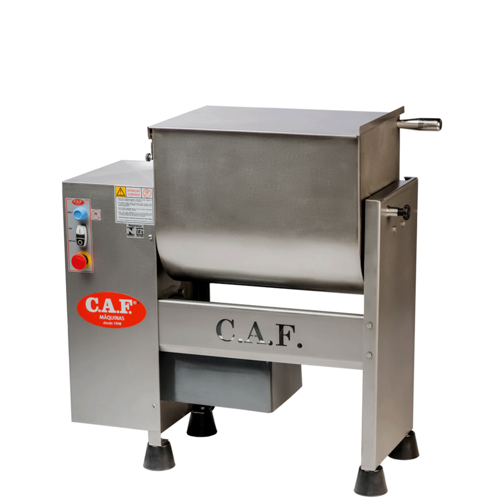 Misturador de Carne 45kg CAF M61 - 1 Eixo Total Inox 220v