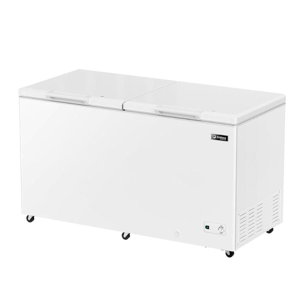 Freezer Horizontal Dupla Ação Full White Imbera com iluminação HF505L 220v