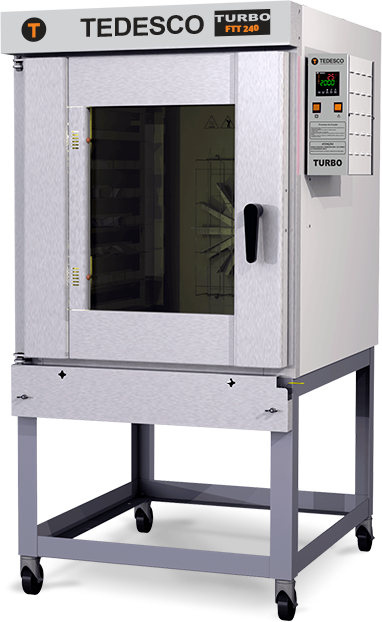 Forno Turbo Elétrico 8 Esteiras Tedesco FTT-240E Trifásico 220v