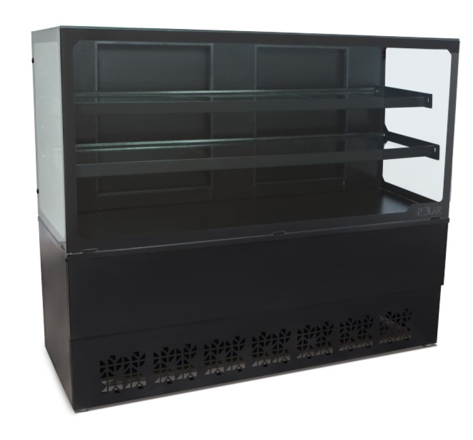 Vitrine Natural New Black 1M Polar NBVN Bivolt