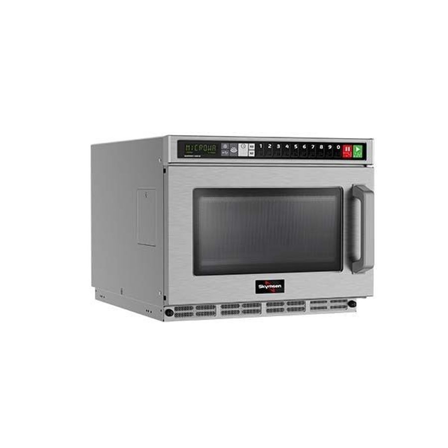 Forno Micro-Ondas Comercial HEATRON 17L Total Inox 1.800W Duplo Magnetron MW1800D Skymsen 220v