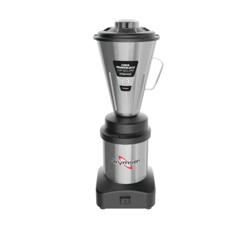 Liquidificador Comercial Skymsen Inox Copo Monobloco 3 Litros L3 Bivolt
