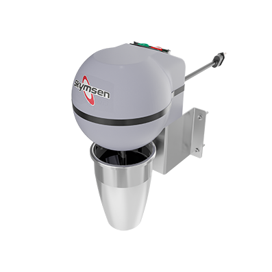 Batedor de Milk Shake De Parede Copo Inox 1 Haste Skymsen BMS-P-127v