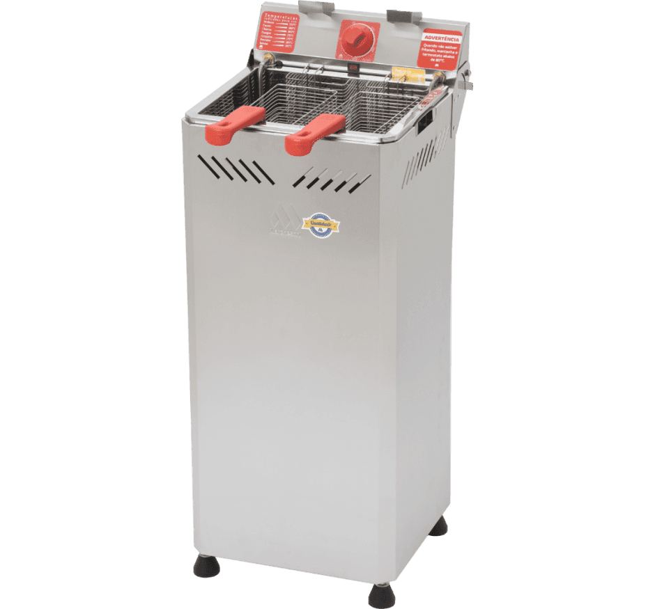 Fritadeira Elétrica Água e Óleo Gabinete 25L 1 Cuba Inox 5000W Marchesoni FT.2.252.G 220v