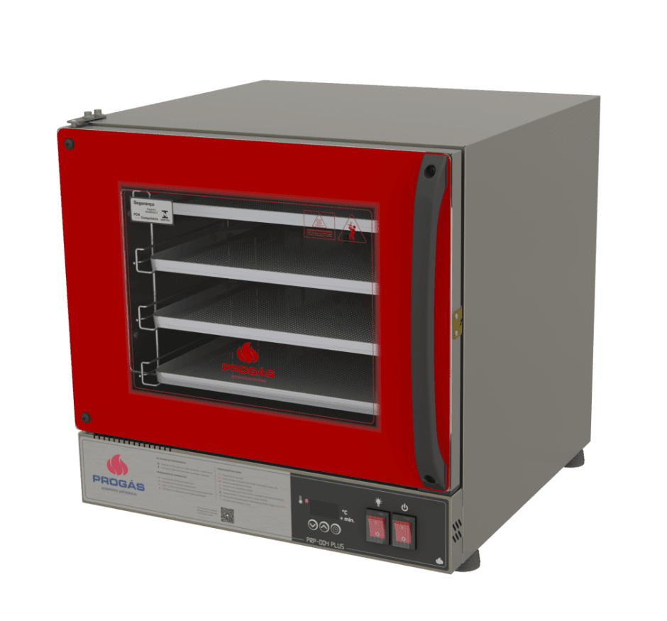 Forno Turbo Elétrico Fast Oven Digital Vermelho Progás Prp-004 Plus 220V