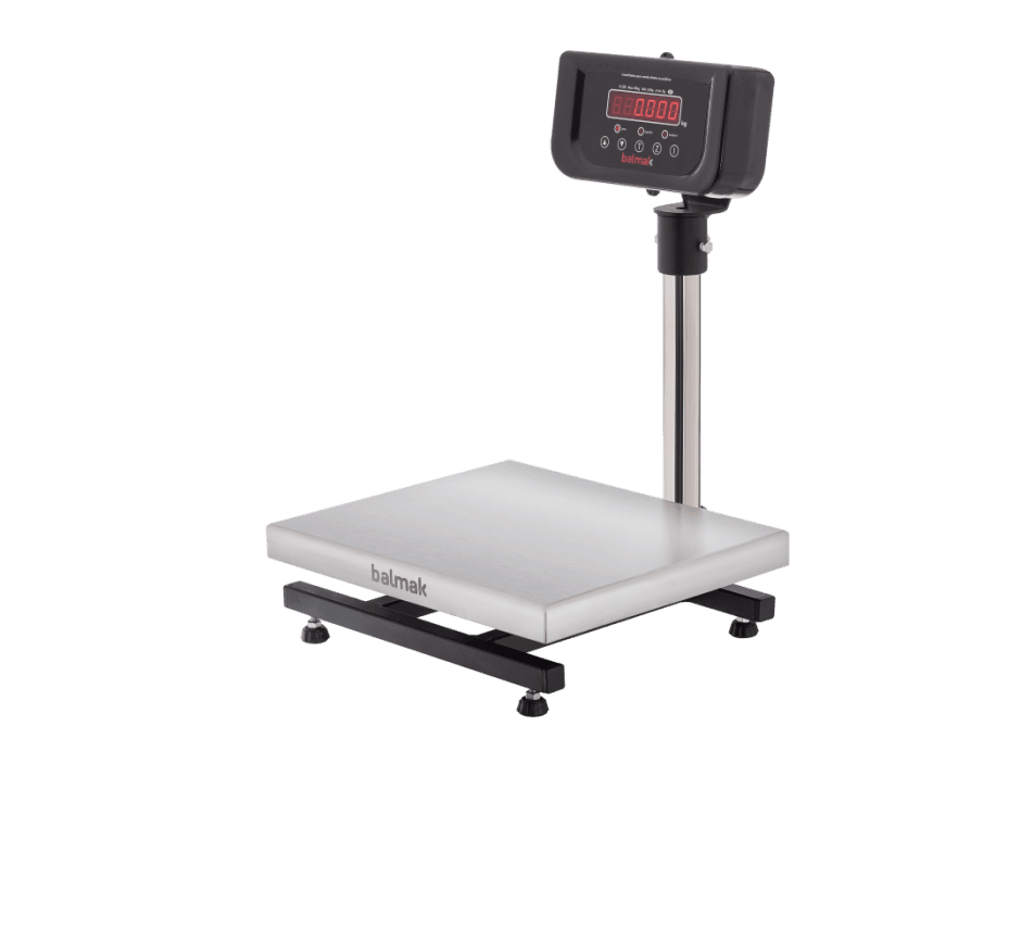 Balança Digital de Plataforma com Coluna 35kg Balmak Inox K-35IC-1/M