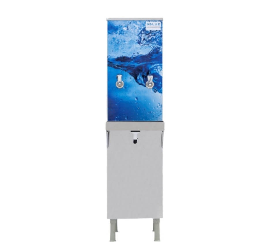 Bebedouro Industrial Adesivado de Coluna 25 Litros Inox Blue Bebedouros BBC25LAD 220v