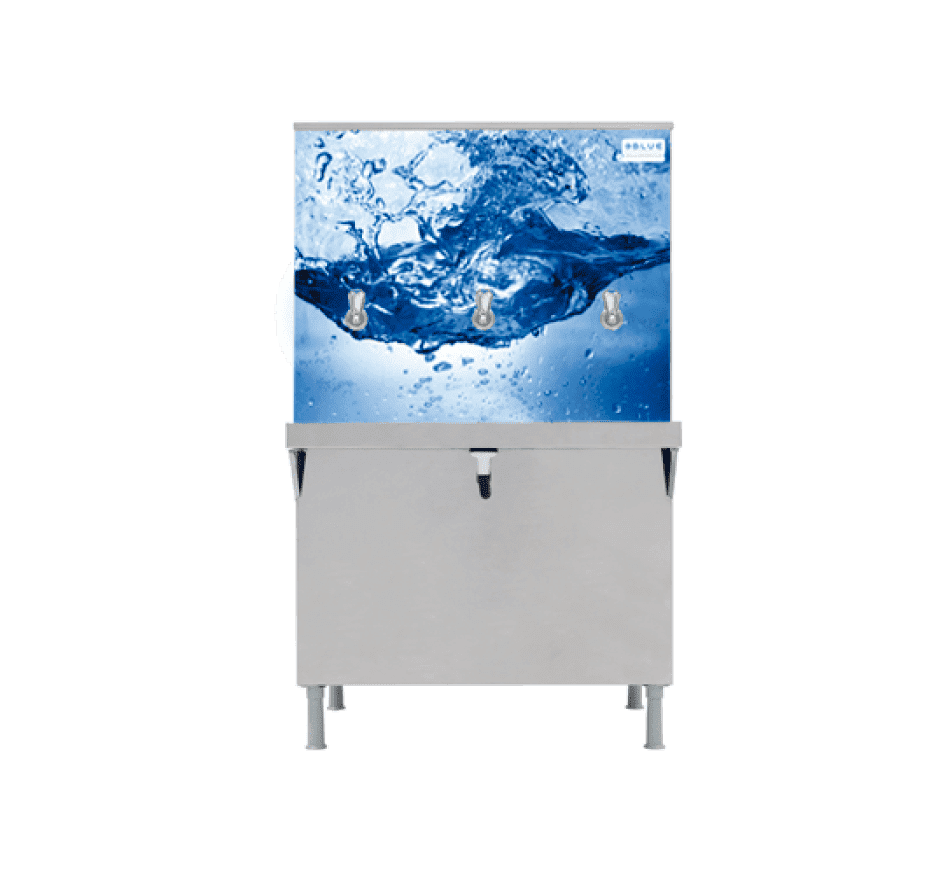 Bebedouro Industrial Adesivado de Coluna 100 Litros Inox Blue Bebedouros BBC100LAD 220v