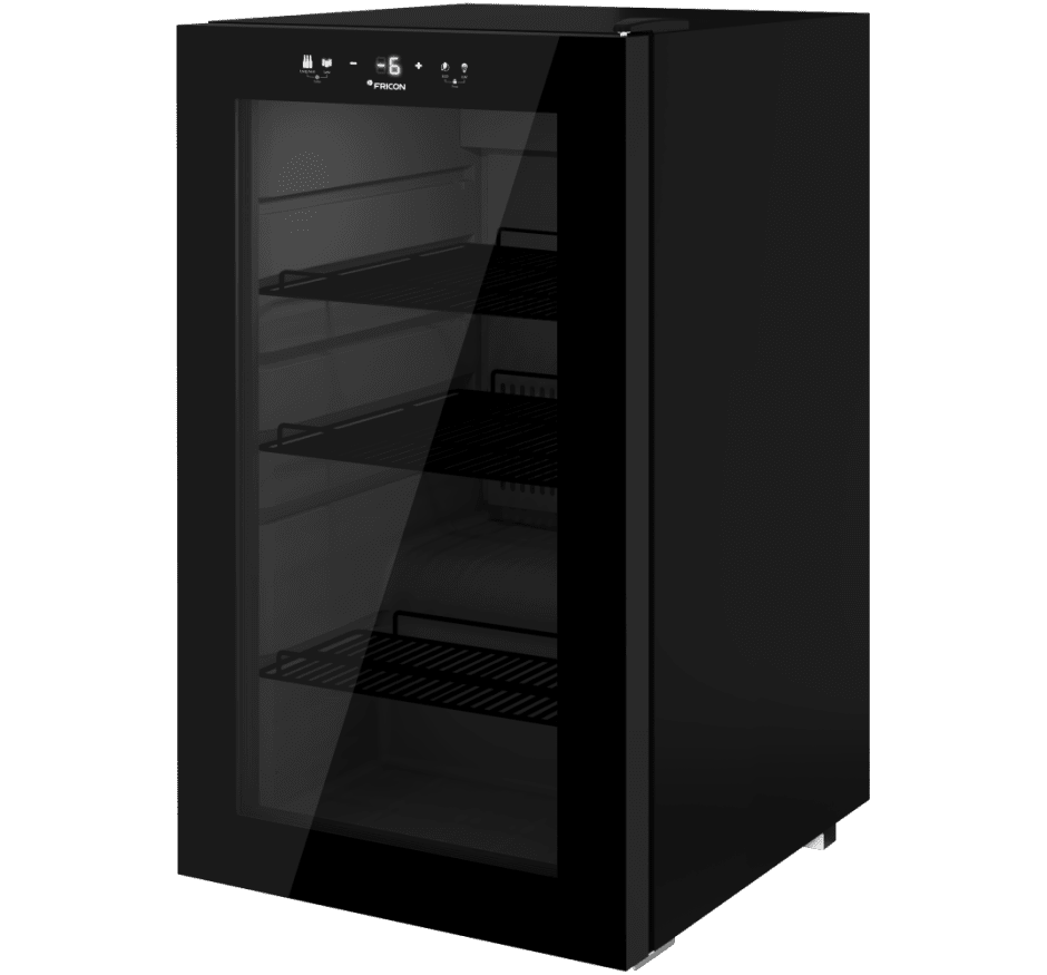 Cervejeira Premium Beer Fricon Porta de Vidro Preto VCFC110 105 Litros 220v