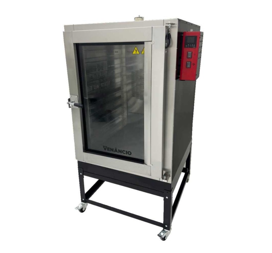 Forno Turbo Elétrico Twister 10 Esteiras Venâncio FVT10E Monofásico com Interior em Inox 220V