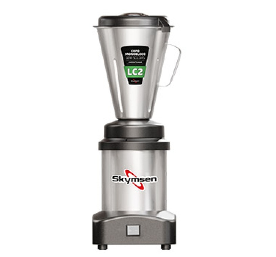 Liquidificador Comercial Skymsen Inox Copo Monobloco 2 Litros LC2 127v