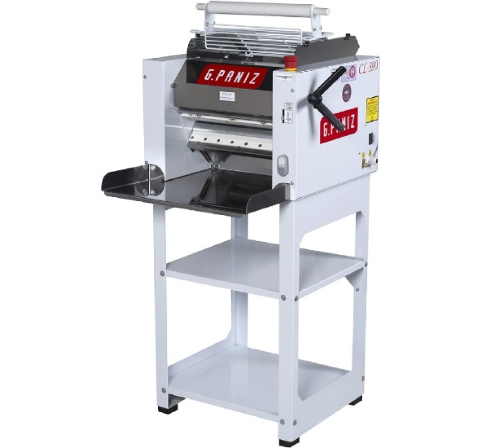 Cilindro Laminador de Massa G.Paniz Bandeja Em Aço Inox CL-390 Bivolt