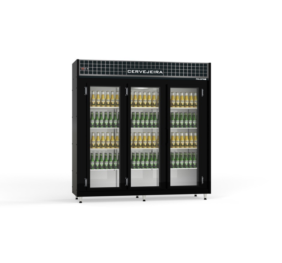 Cervejeira Comercial 03 Portas de Vidro 1473L Polofrio 2417- 220v