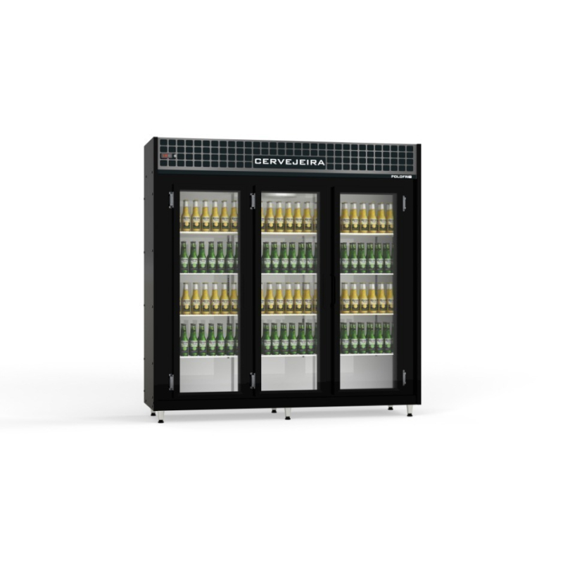 Cervejeira Comercial 03 Portas de Vidro 1473L Polofrio 2417- 220v