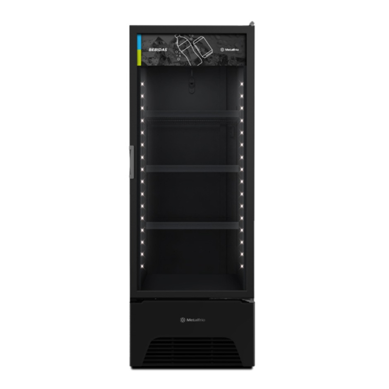 Refrigerador Expositor Vertical Metalfrio 403 Litros All Black VB40AH 220v