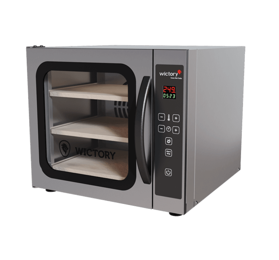 Forno Elétrico Convector Para Pães Wictory com 3 Pedras WCVP-335 220V