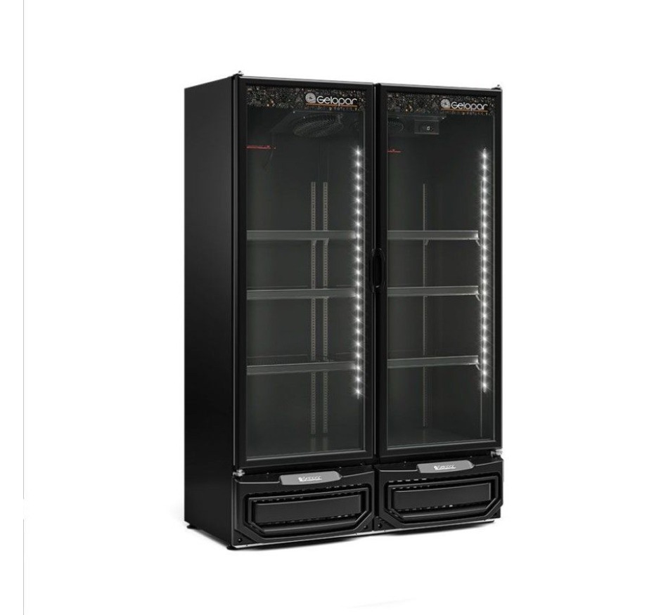 Refrigerador Expositor Vertical 957 Litros Gelopar GCVR-950 LB PR-220v