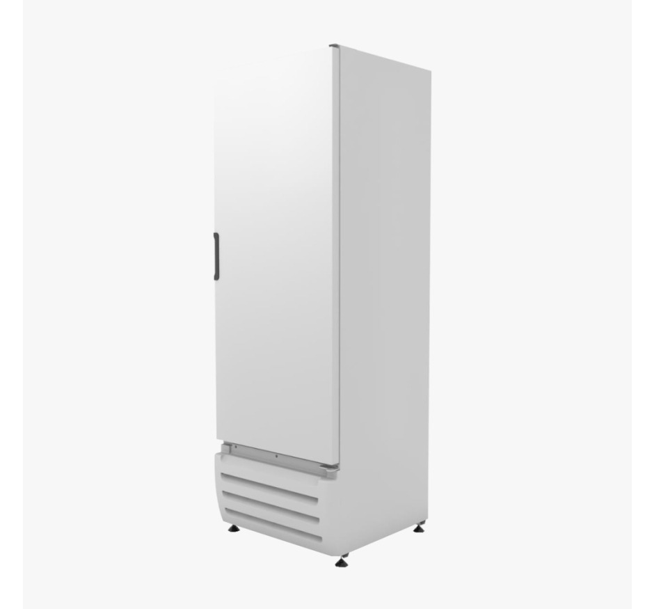 Freezer Vertical Expositor Braslar 500 Litros Porta Cega Branca ISIS FV500B1 127v