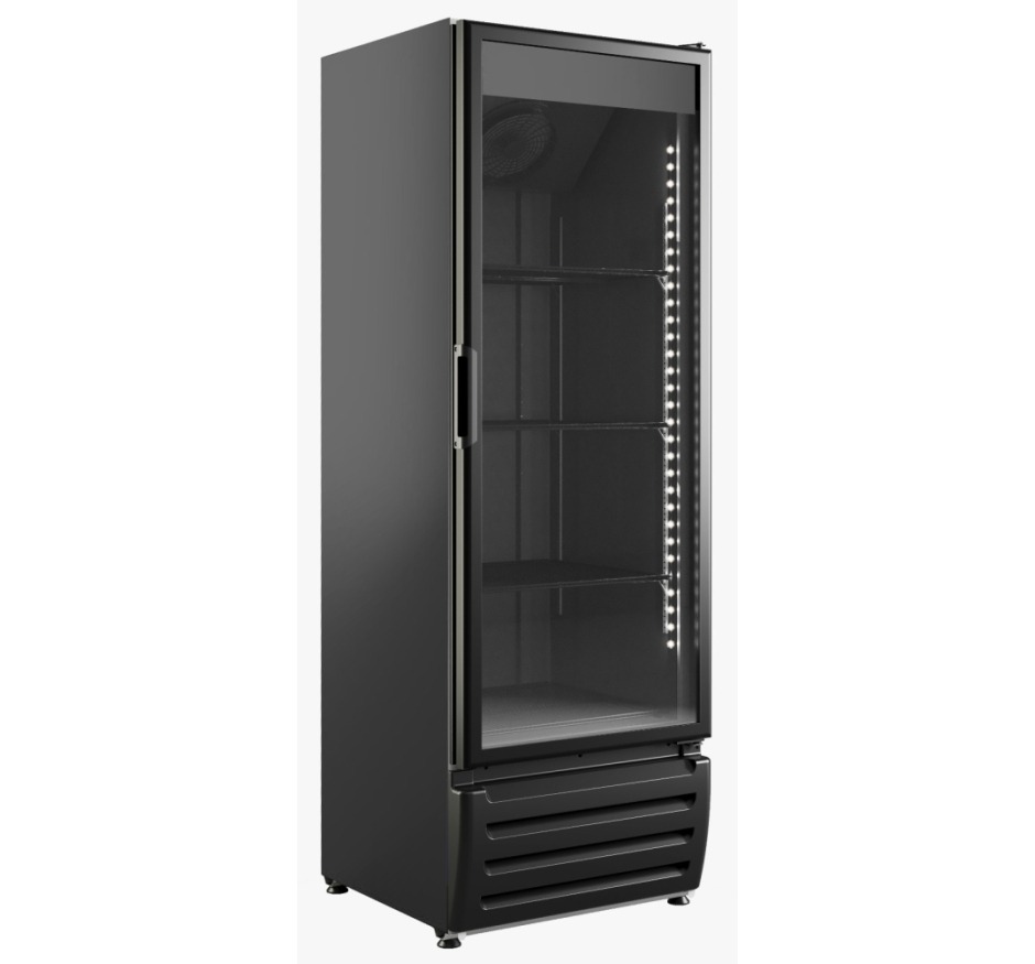 Cervejeira Braslar 500 Litros Porta De Vidro Preto Vega C500P2 220v