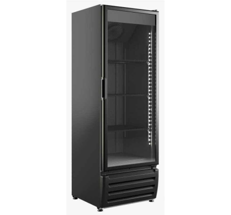 Freezer Vertical Braslar 500 Litros Porta de Vidro Preto Vega FV500P2 220v