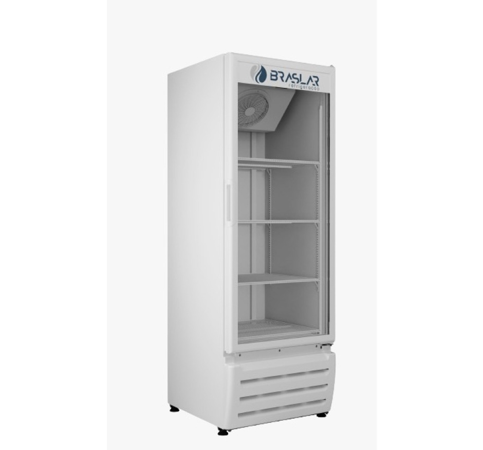 Freezer Vertical Braslar 500 Litros Porta de Vidro Branco Vega FV500B2 220v