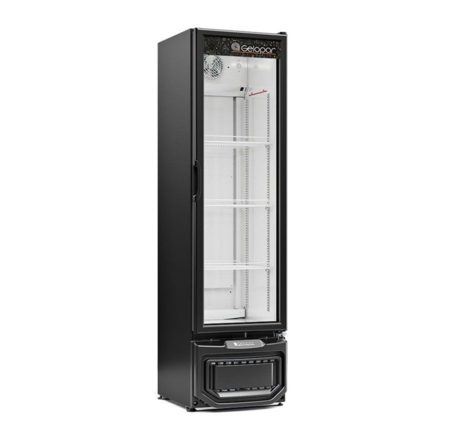 Refrigerador Expositor Vertical 228 Litros Gelopar Linha Turmalina GPTU-230 EL/PR/127v