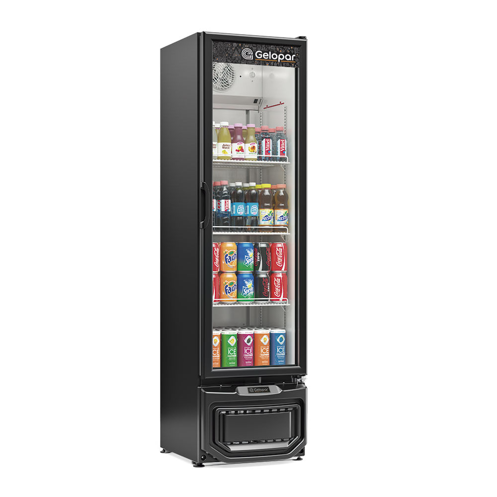 Refrigerador Expositor Vertical 228 Litros Gelopar Linha Turmalina GPTU-230 EL/PR/127v