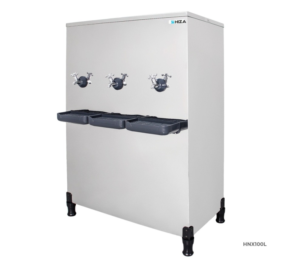 Bebedouro Purificador Industrial de Coluna Inox 100L Hiza 220v