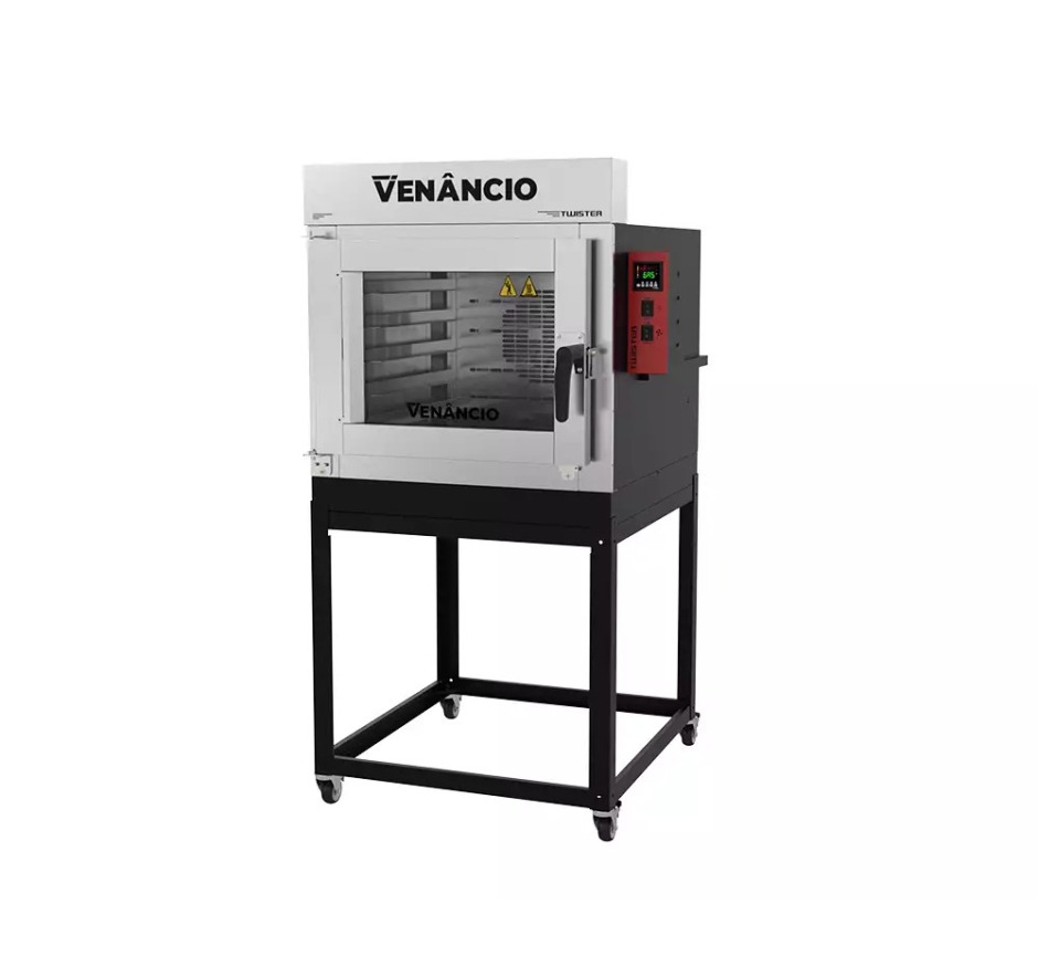 Forno Turbo a Gás Twister 5 Esteiras Venâncio FVT5G Monofásico 220V