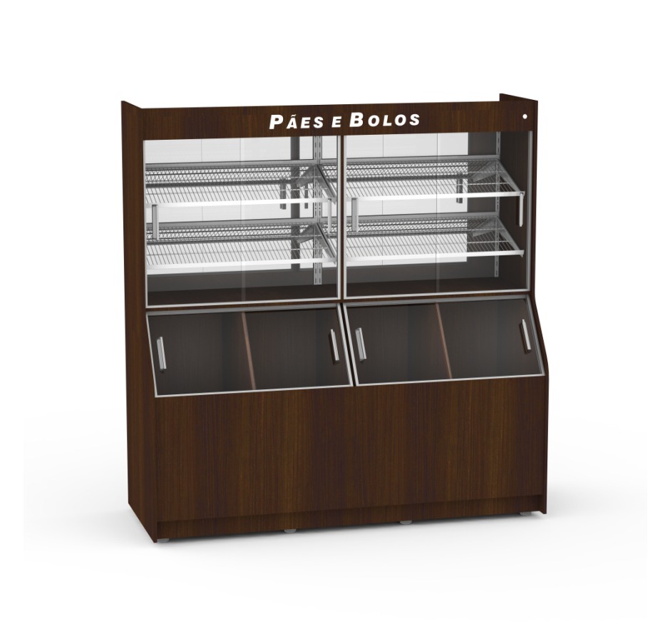 Vitrine de Padaria Tulha 2M Tabaco APTU 2000 Refrimate