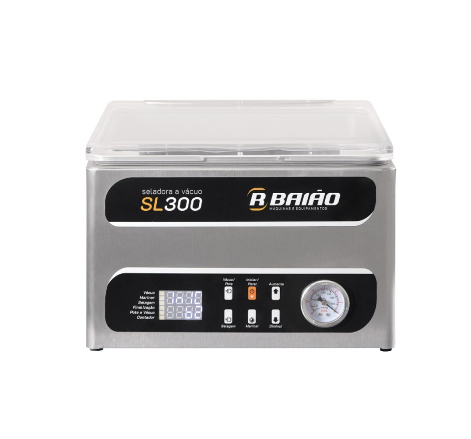 Seladora a Vácuo Digital de Câmara R.Baião SL300 220v