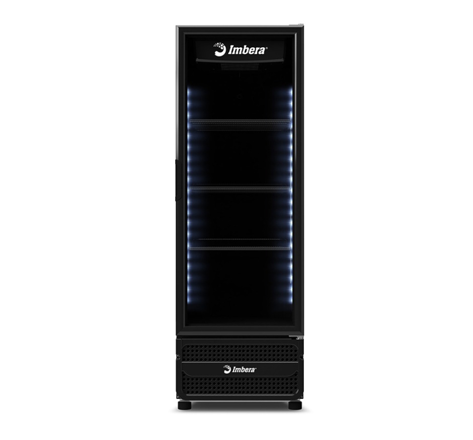 Refrigerador Expositor Vertical Imbera 485 Litros FULL BLACK VRS16 Bivolt Inverter