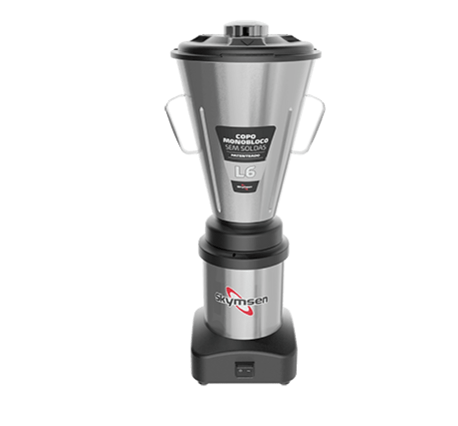 Liquidificador Comercial Skymsen Inox Copo Monobloco 6 Litros L6 Bivolt