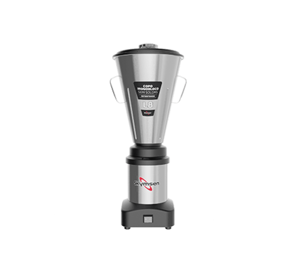 Liquidificador Comercial Skymsen Inox Copo Monobloco 8 Litros L8 Bivolt