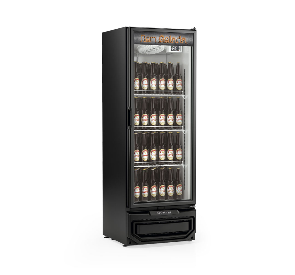 Cervejeira Gelopar 410 Litros Porta De Vidro GCB40V-PR-220v