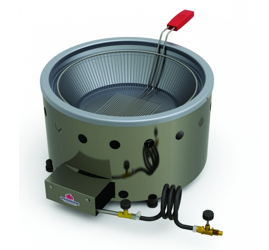 Tacho Fritadeira A Gás 7lts De Mesa Progás PR-70 G G2