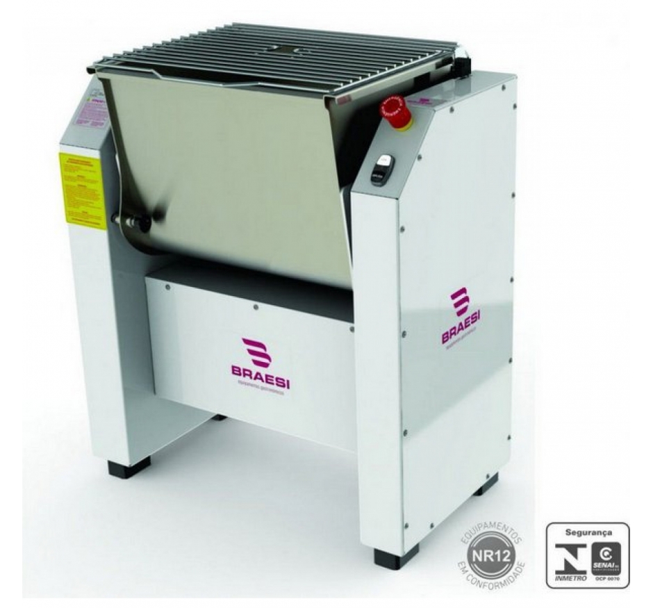 Amassadeira Basculante Braesi 15kg Monofásica Bivolt ALI-15