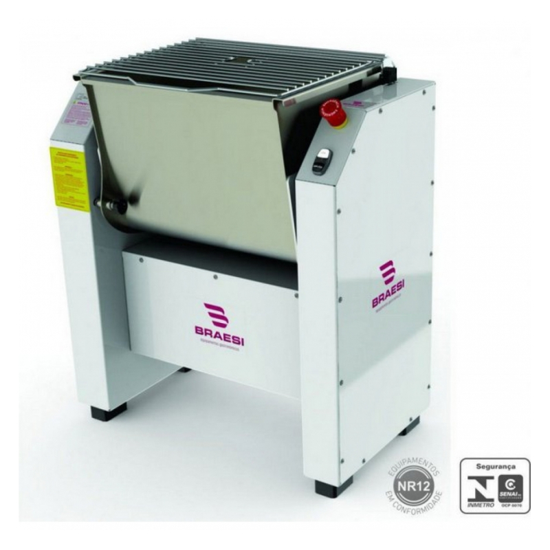 Amassadeira Basculante Braesi 15kg Monofásica Bivolt ALI-15