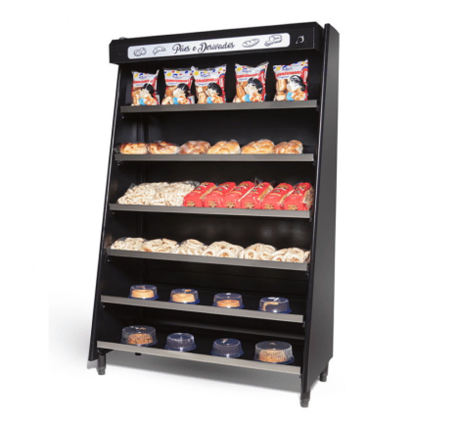 Vitrine Natural de Padaria 1,30M Polar VASCAP-130