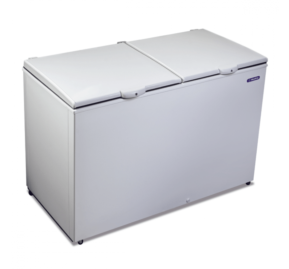 Freezer horizontal dupla ação metalfrio 419 litros 2 tampas DA420 - 127V