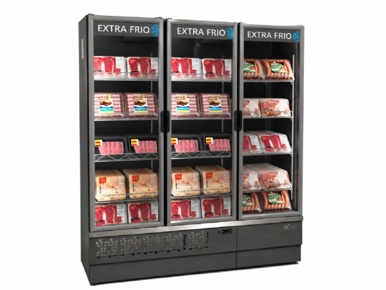Expositor Vertical Refrigerado Polar 3 Portas Extra Frio EVPEF170 220V