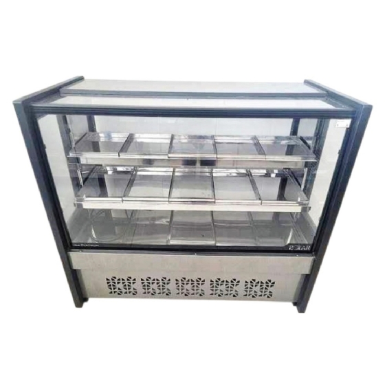 Balcão Estufa 1,25 m Polar Preto Platinum PVE  -220v