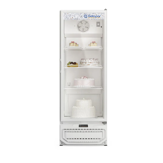Refrigerador Expositor Vertical 410 Litros Gelopar Linha Turmalina GPTU-40 EL/BR/127v