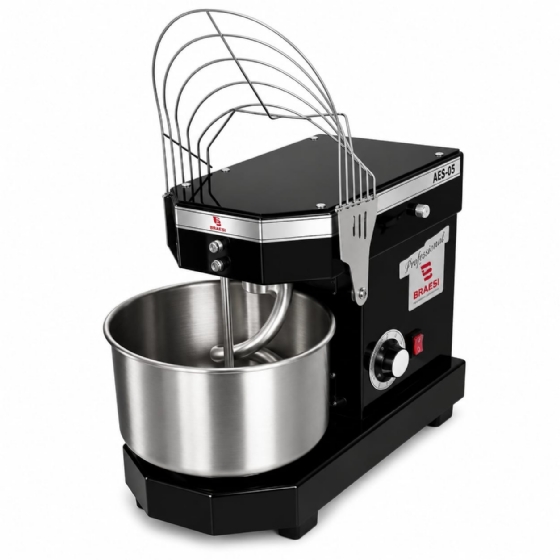 Amassadeira Espiral 5kg Braesi Preta AES-05- Bivolt