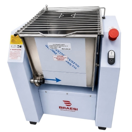 Amassadeira Basculante Braesi 15kg Monofásica Bivolt ALI-15
