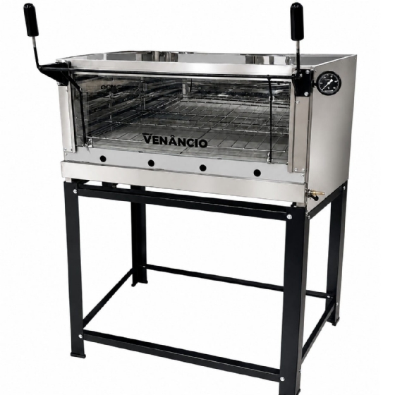 Forno Industrial a Gás Inox FIRI90 Roma Venâncio